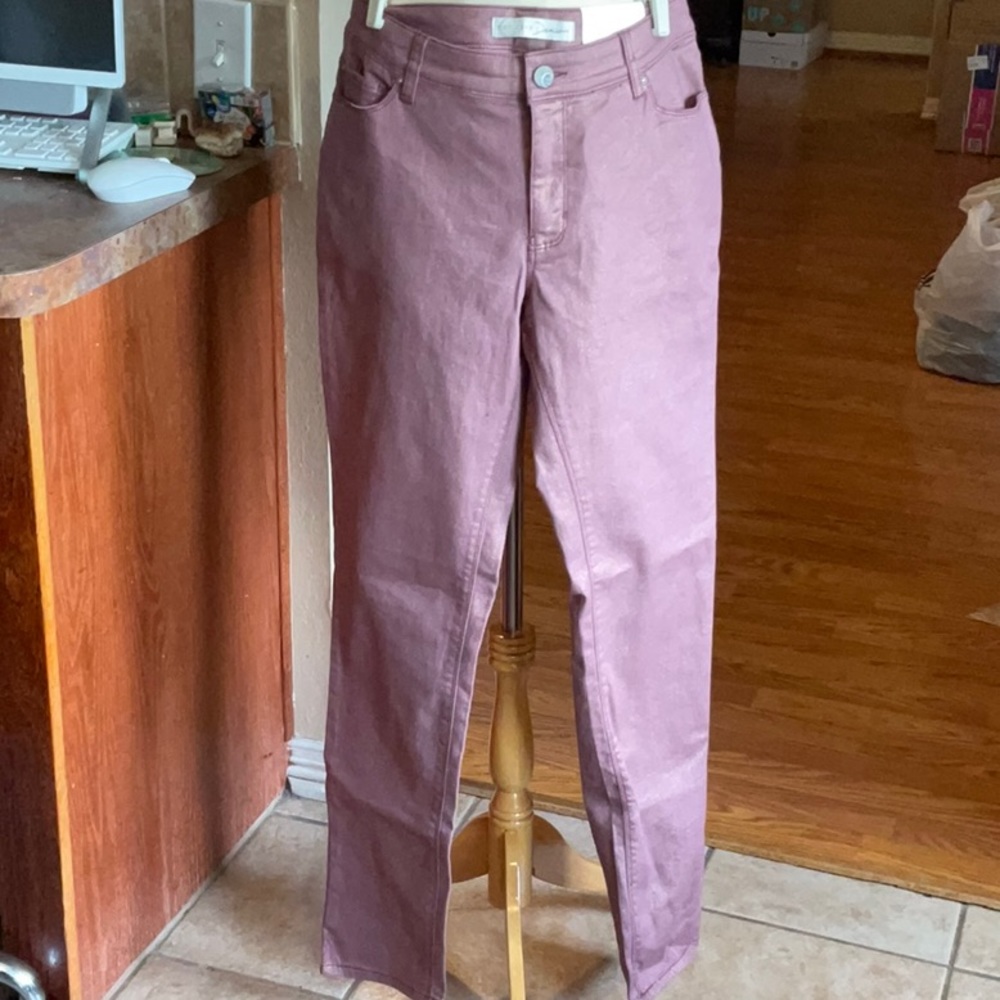 CATO Wistful Mauve Skinny Jeans Size 10, NWT
